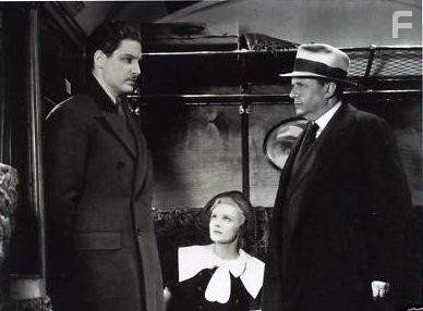 Madeleine Carroll and Robert Donat in 39 cтупеней (1935)