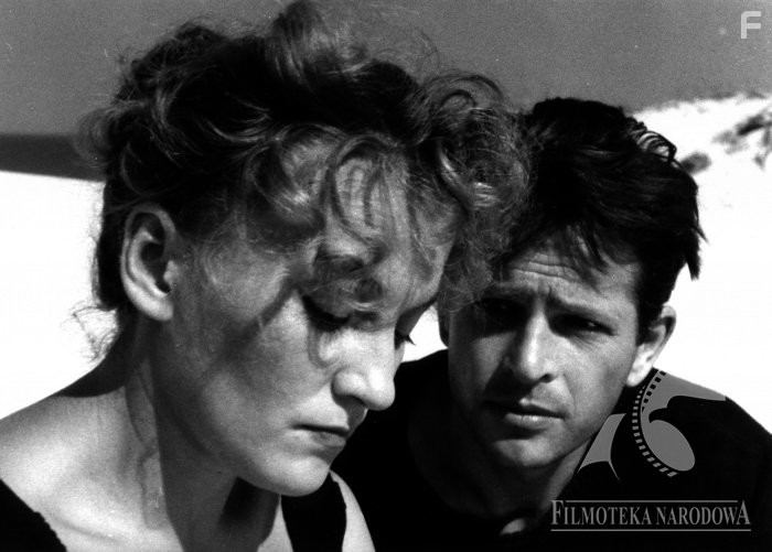 Irena Laskowska and Jan Machulski in Ostatni dzien lata (1958)