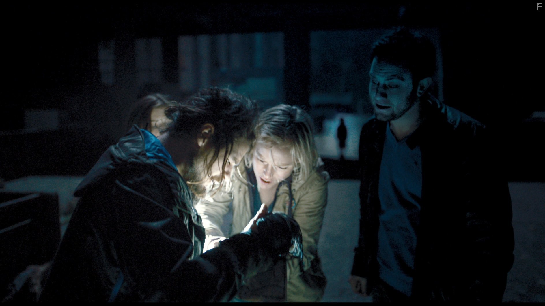 Nathan Phillips, Jonathan Sadowski, and Ingrid Bols? Berdal in Запретная зона (2012)
