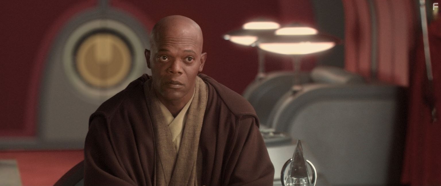Samuel L. Jackson in Звёздные войны. Эпизод 2: Атака клонов (2002)