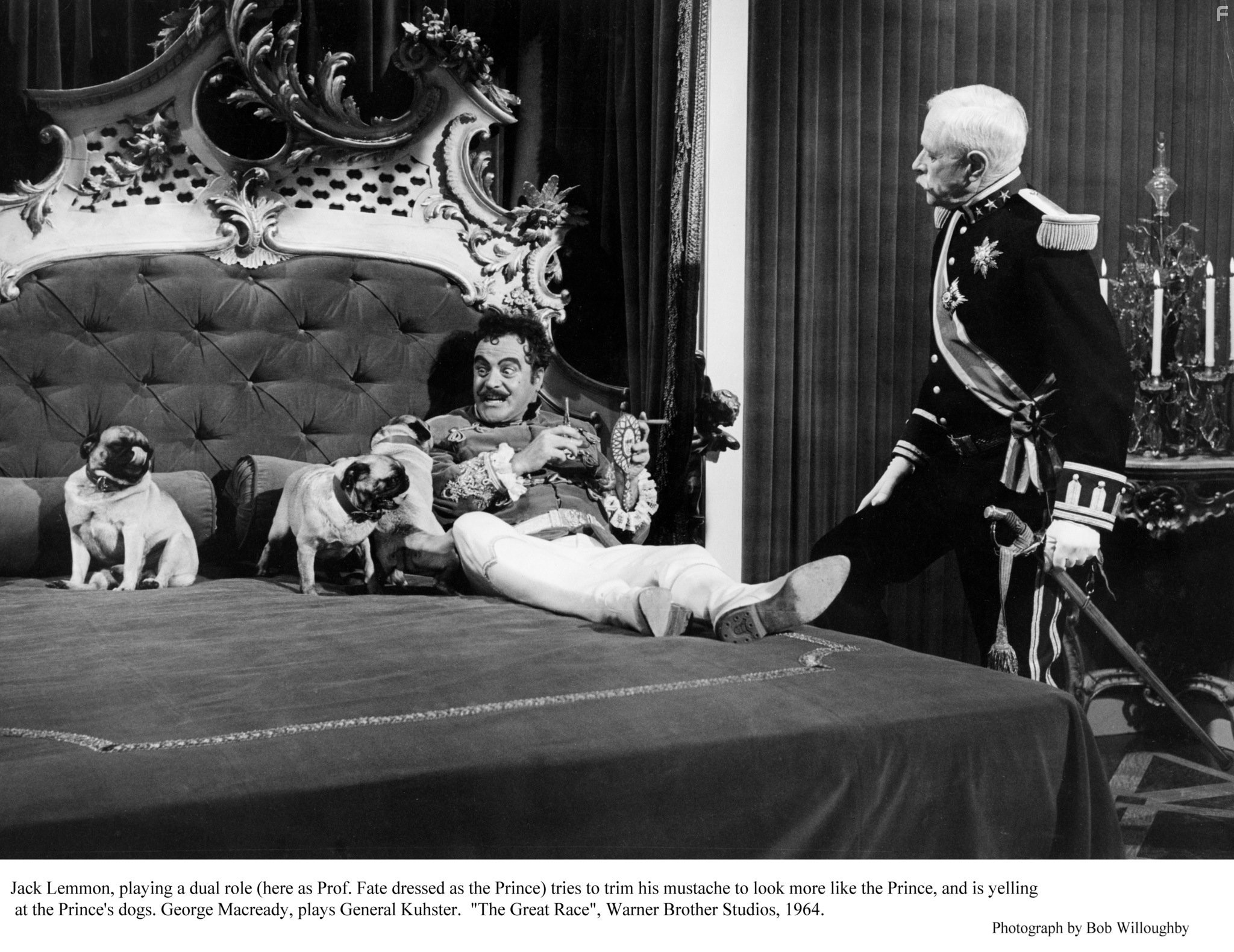"Great Race, The" Jack Lemmon, George Macready Photo taken in 1964 / Warner Bros.