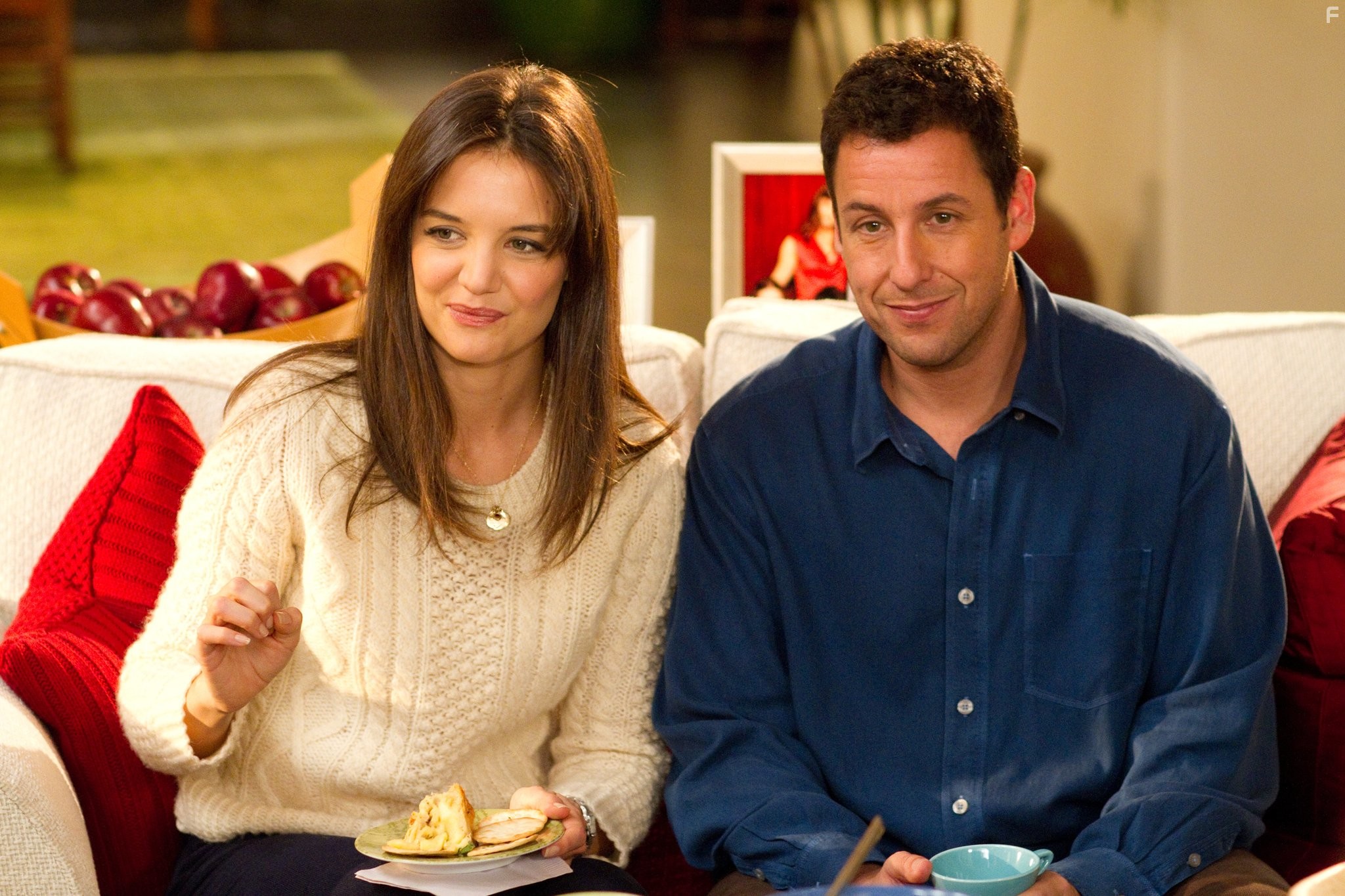 Adam Sandler and Katie Holmes in Такие разные близнецы (2011)