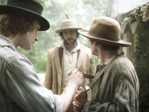 Kyle Schmid and Tom Weston-Jones in Легавый (2012)