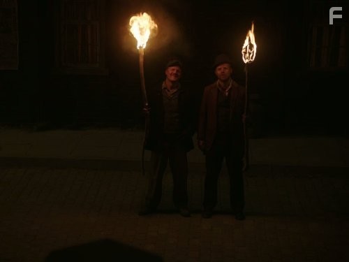 Matthew MacFadzean and Adam Seybold in Легавый (2012)