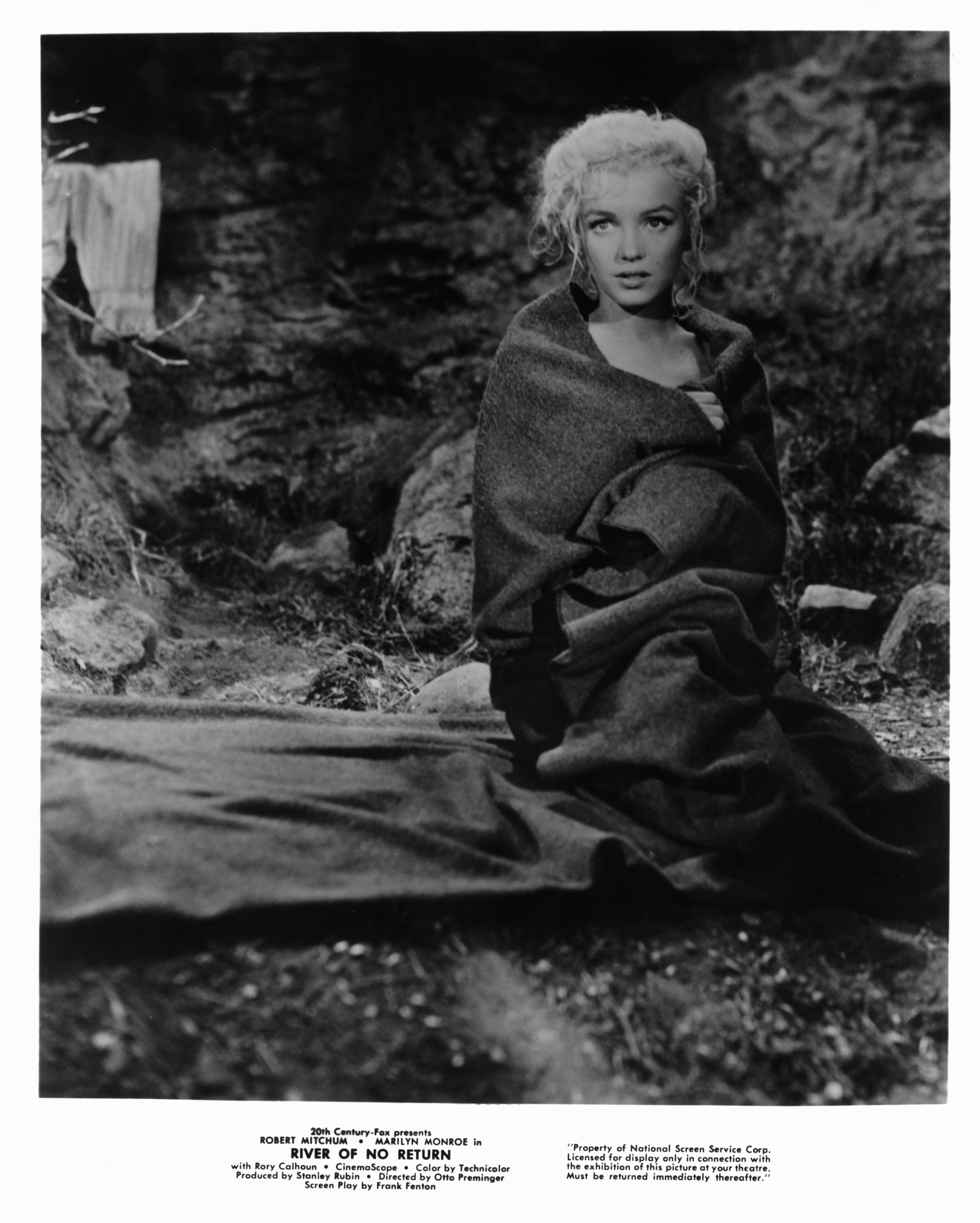 Marilyn Monroe in Река не течет вспять (1954)