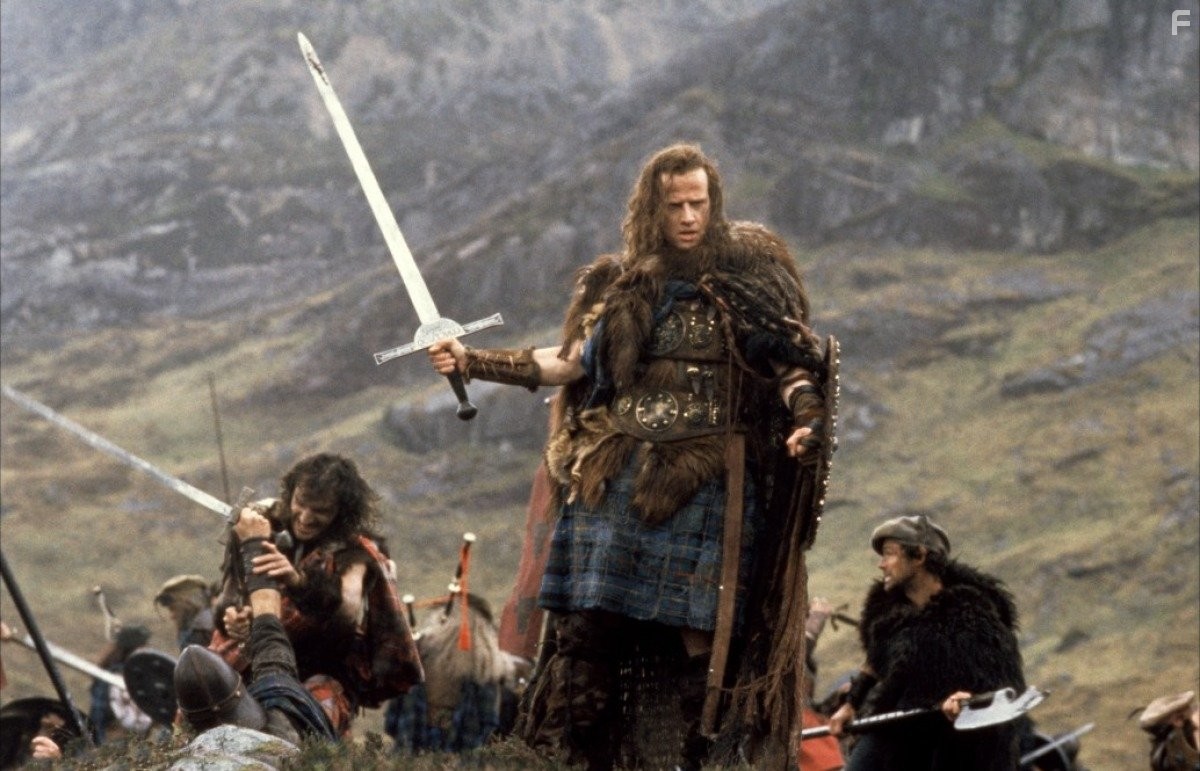 Christopher Lambert in Горец (1986)