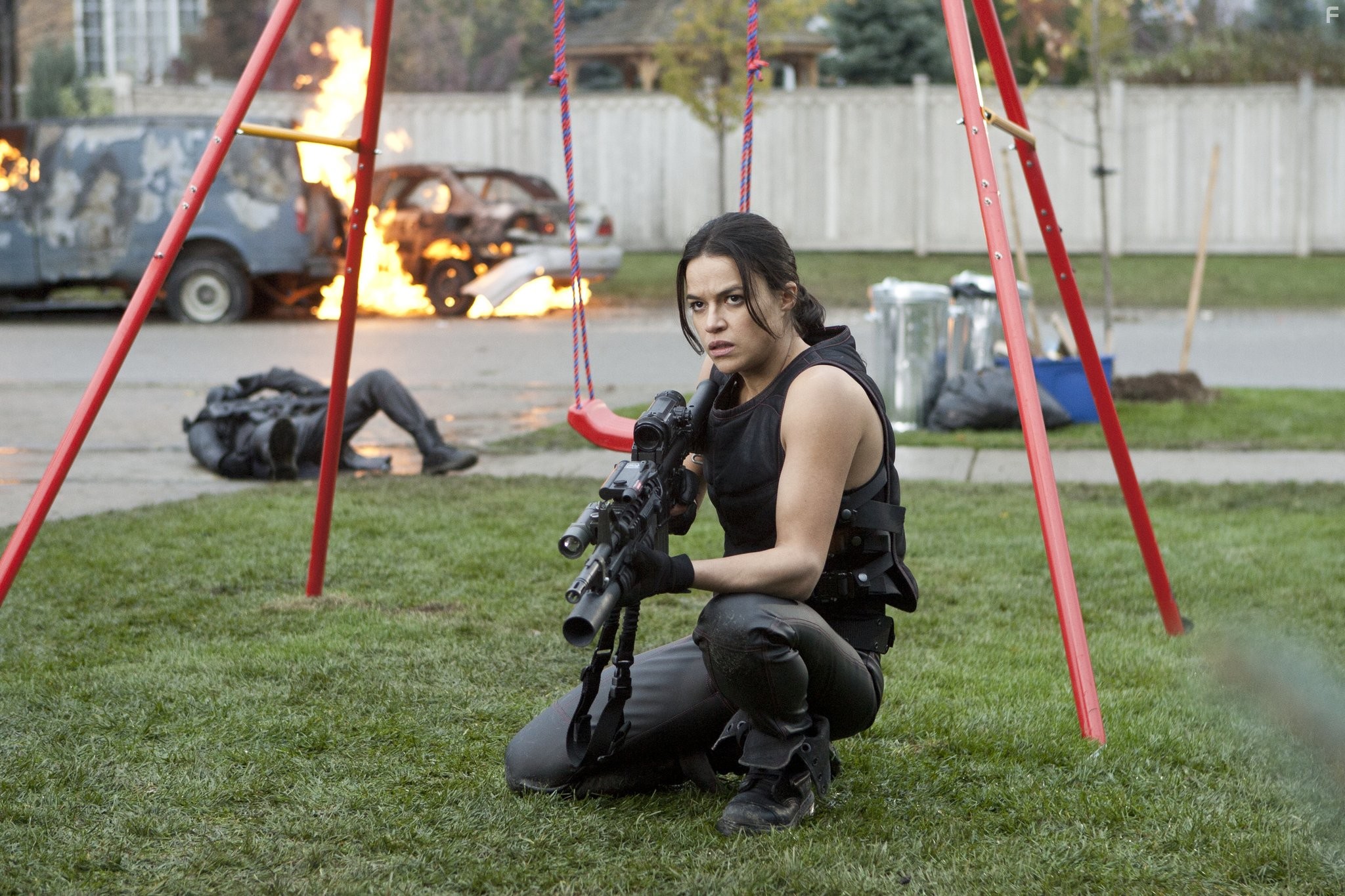 Michelle Rodriguez in Обитель зла: Возмездие (2012)