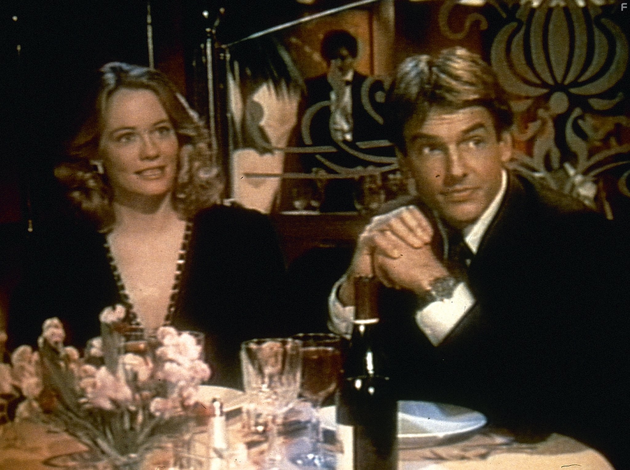 Mark Harmon and Cybill Shepherd in Детективное агентство 'Лунный свет' (1985)