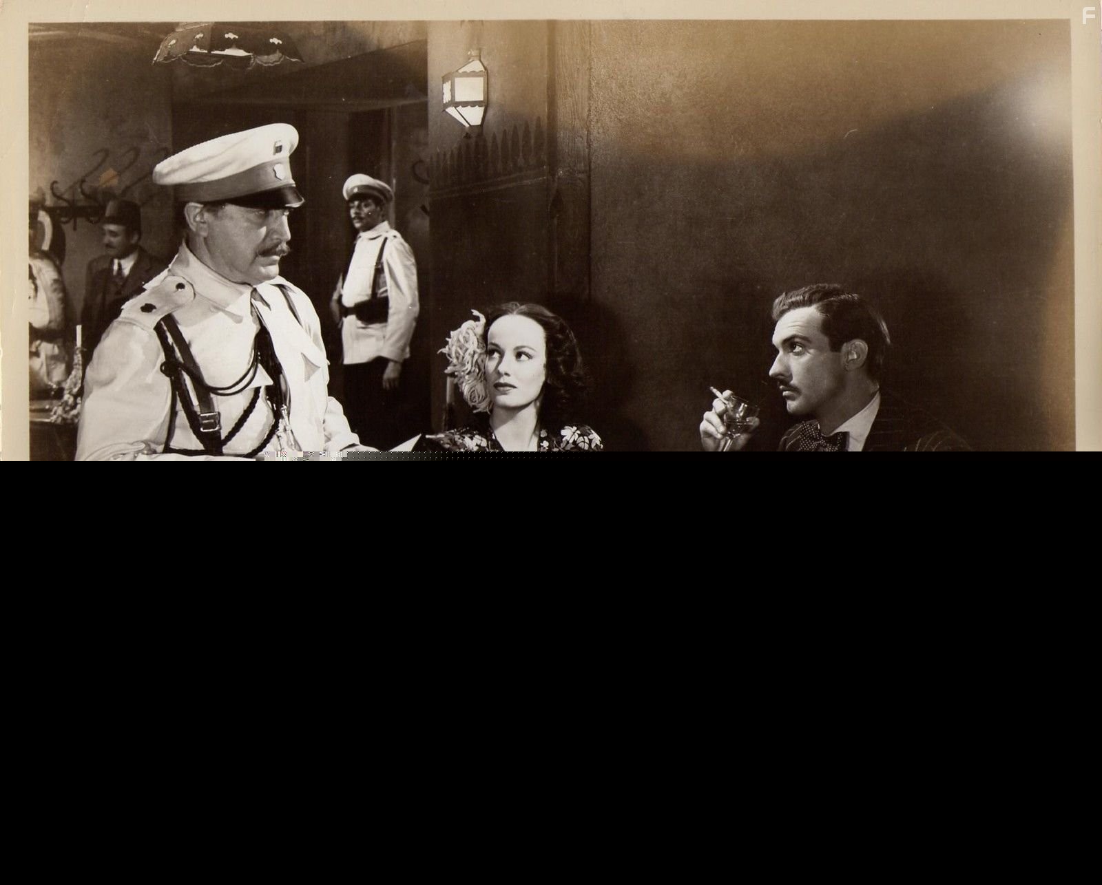 Faye Emerson and Zachary Scott in Маска Димитриоса (1944)