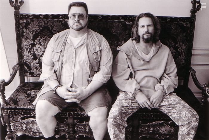Jeff Bridges and John Goodman in Большой Лебовски (1998)