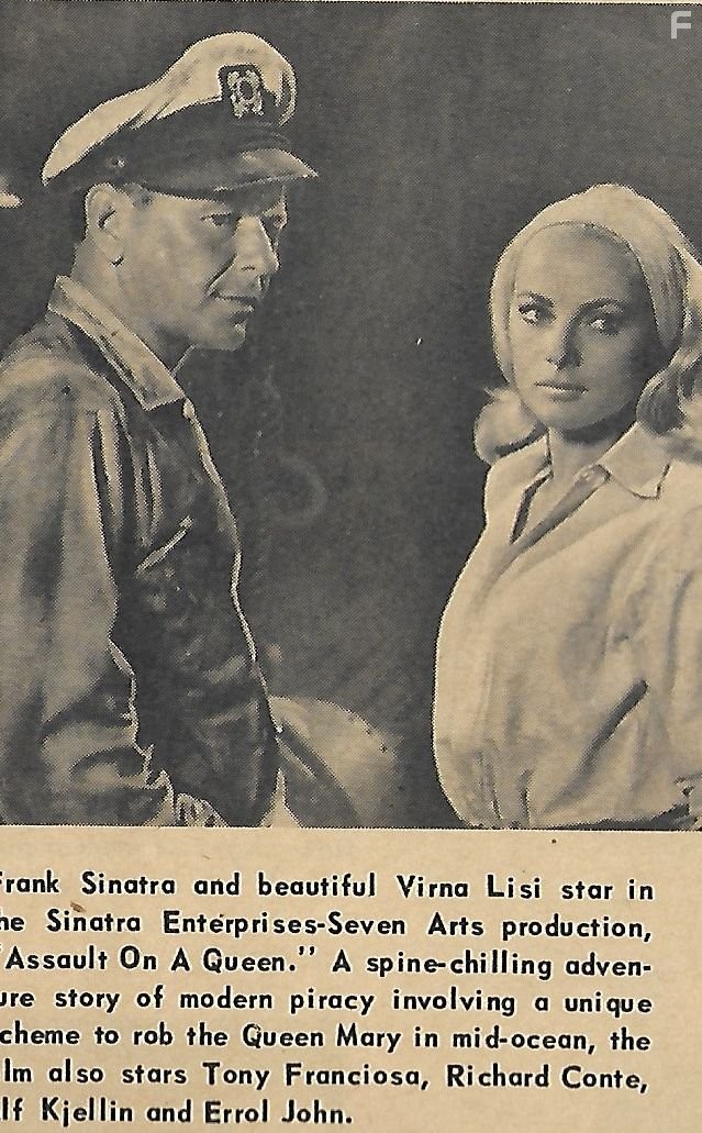 Frank Sinatra and Virna Lisi in Assault on a Queen (1966)