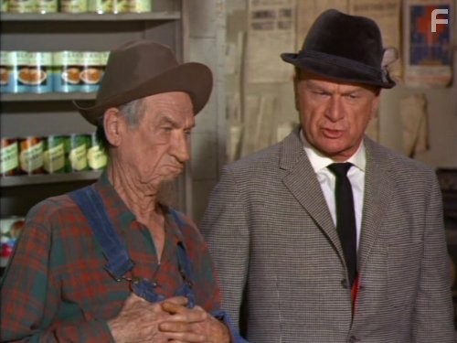 Eddie Albert and Hank Patterson in Зеленые просторы (1965)