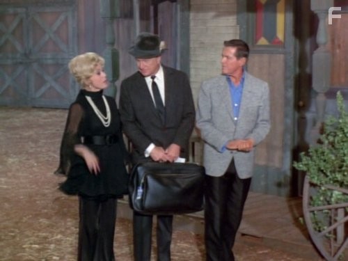 Eddie Albert, Eva Gabor, and Robert Cummings in Зеленые просторы (1965)