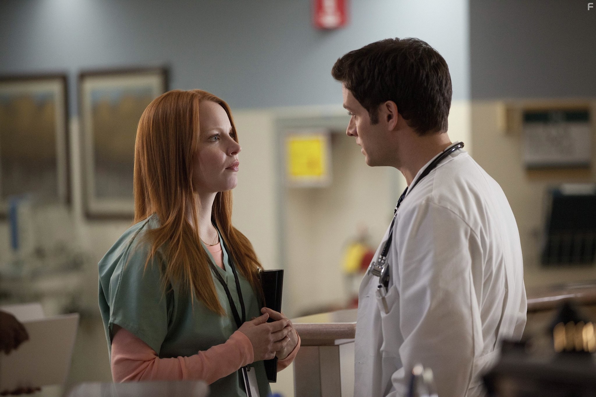 Lauren Ambrose and Steven Pasquale in Кома (2012)