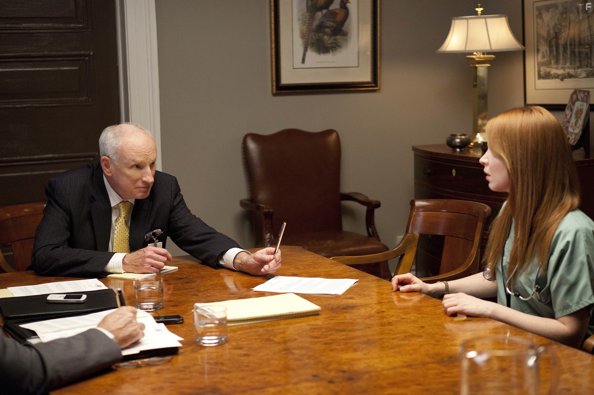 Lauren Ambrose and James Rebhorn in Кома (2012)