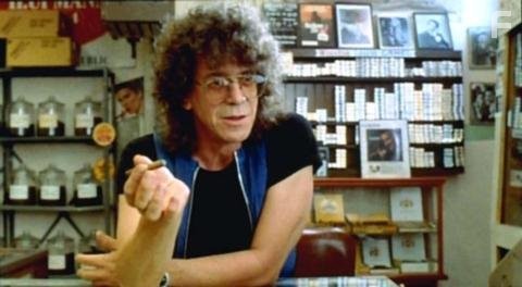 Lou Reed as the man with strange glasses