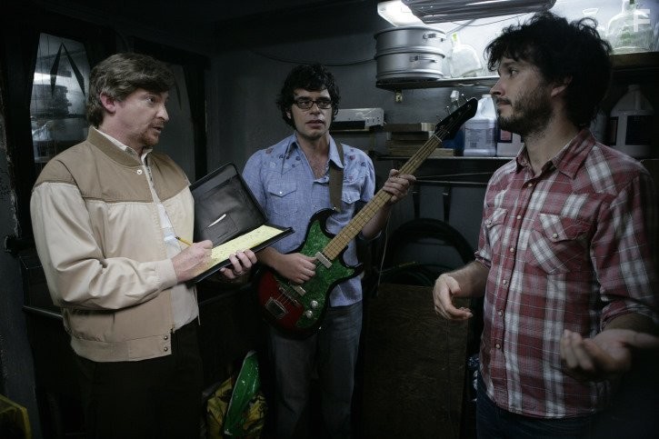 Rhys Darby, Bret McKenzie, and Jemaine Clement in Летучие Конкорды (2007)
