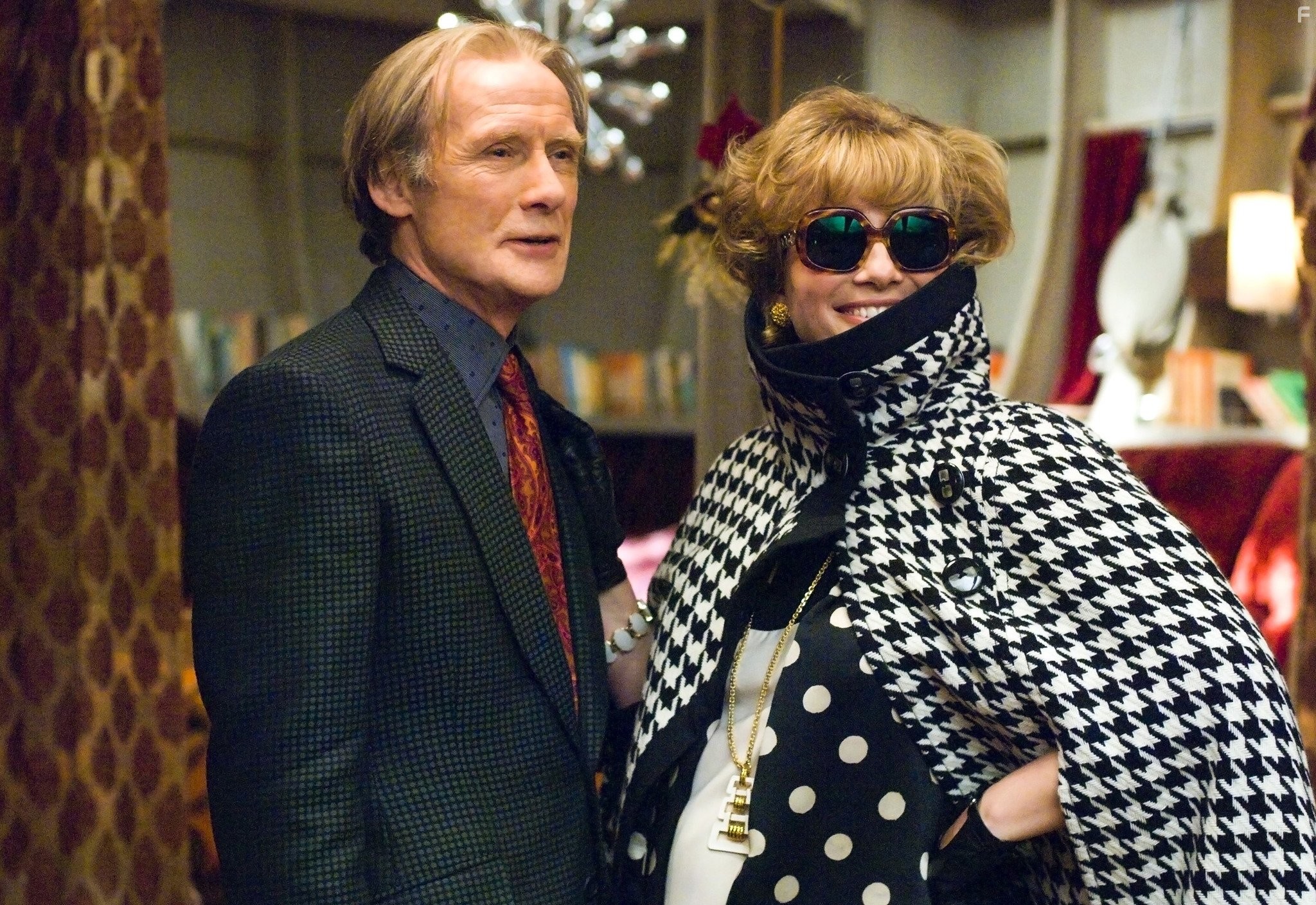 Emma Thompson and Bill Nighy in Рок-волна (2009)