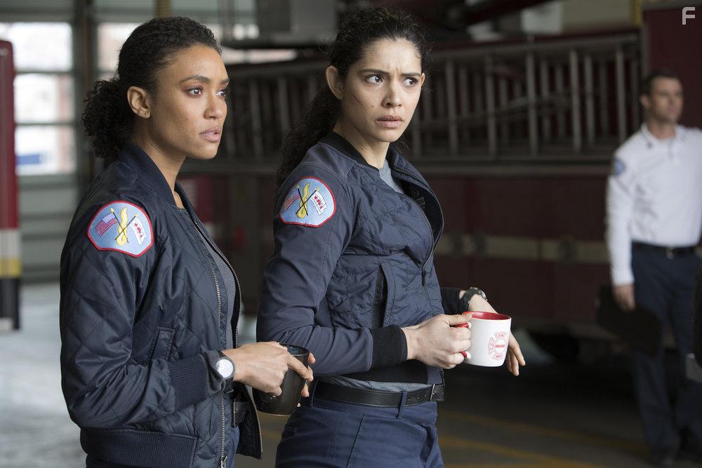 Annie Ilonzeh and Miranda Rae Mayo in Chicago Fire: I'm Not Leaving You (2019)