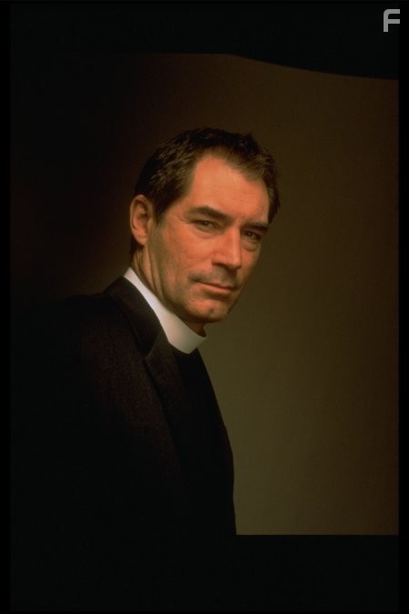 Timothy Dalton stars as Father William Bowden