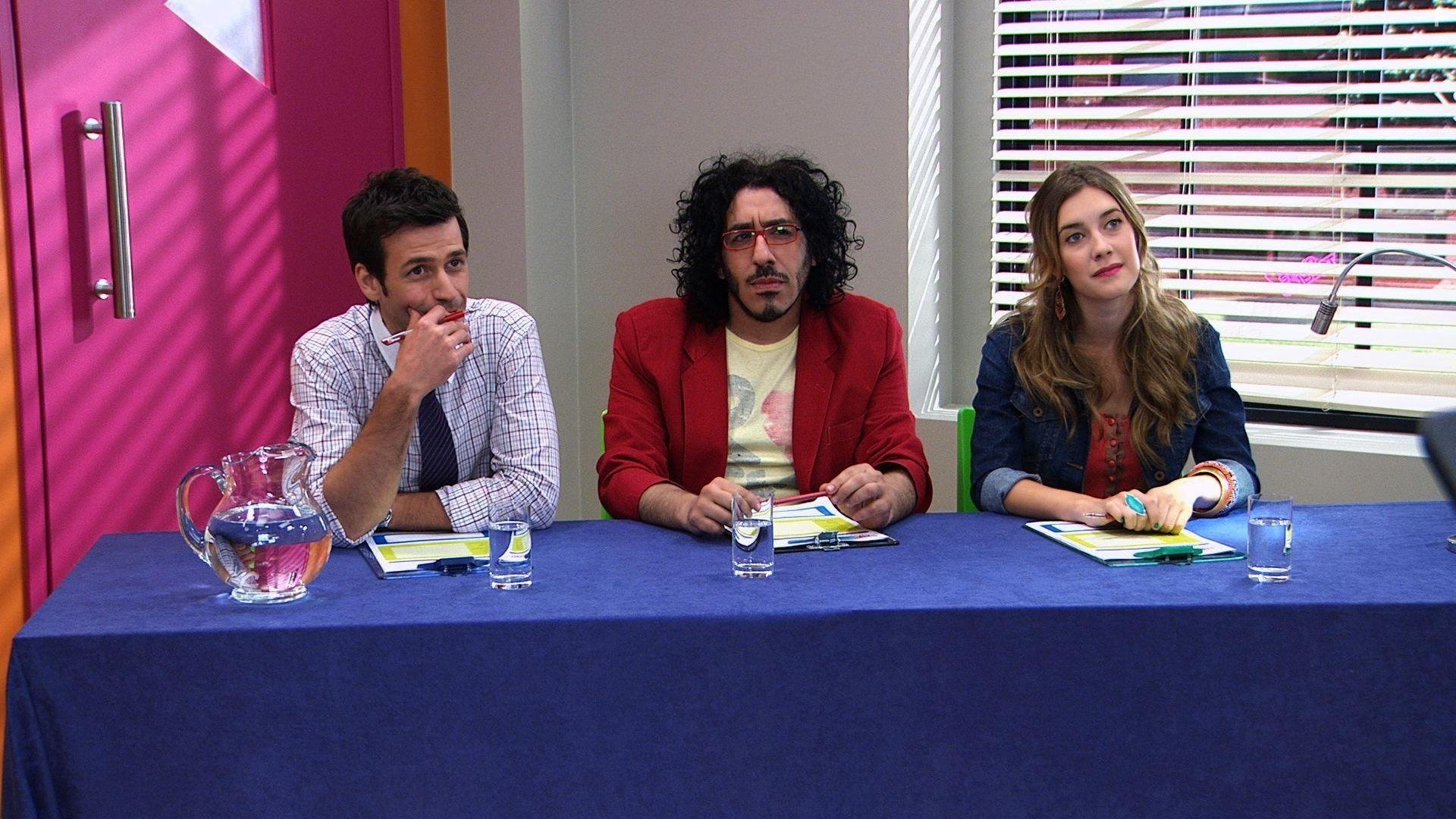 Ezequiel Rodr?guez, Pablo Sultani, and Clara Alonso in Violetta (2012)