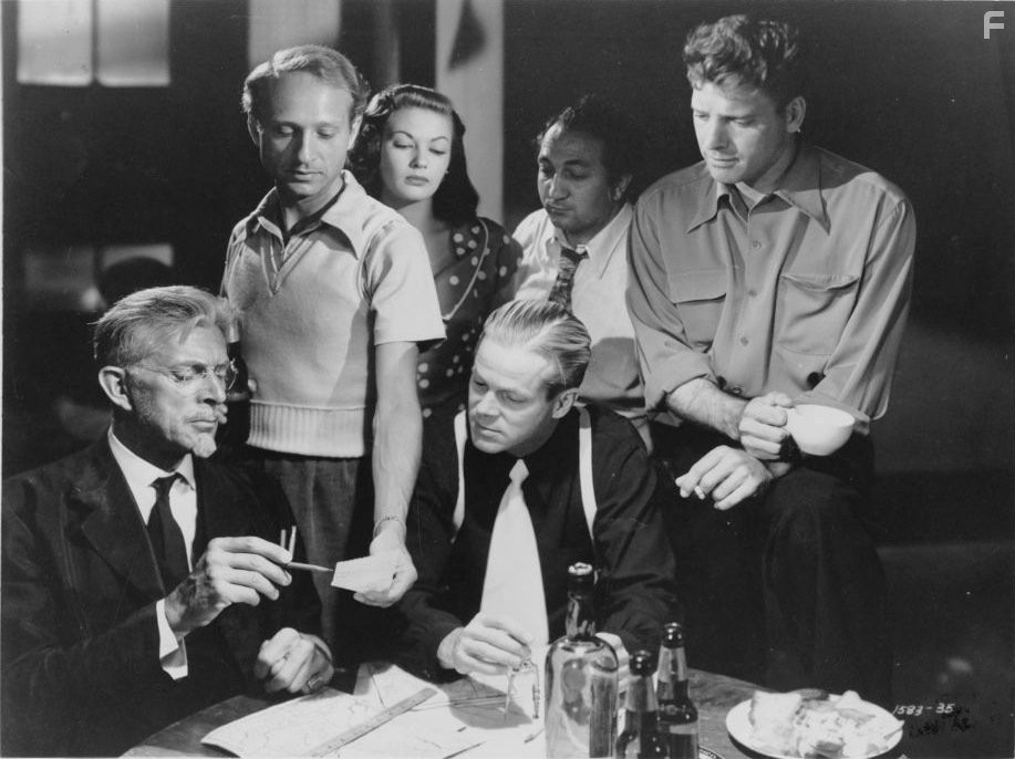 Burt Lancaster, Yvonne De Carlo, and Dan Duryea in Крест - накрест (1949)