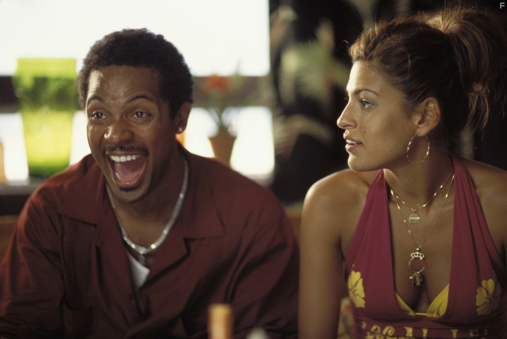 Mike Epps and Eva Mendes in Всё о Бенджаминах (2002)