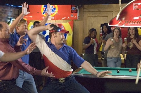 John C. Reilly, David Koechner, and Jack McBrayer in Рики Бобби: Король дороги (2006)