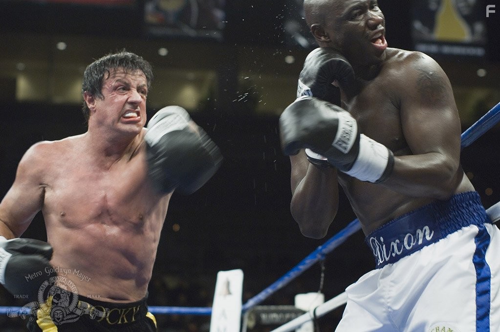 Sylvester Stallone and Antonio Tarver in Рокки Бальбоа (2006)