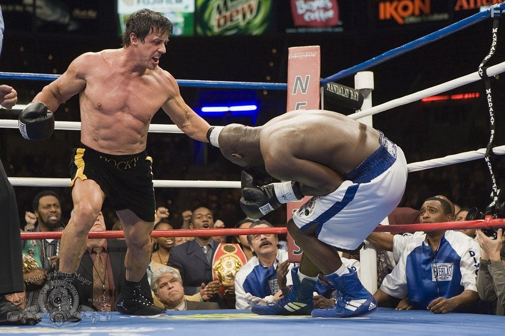 Sylvester Stallone and Antonio Tarver in Рокки Бальбоа (2006)