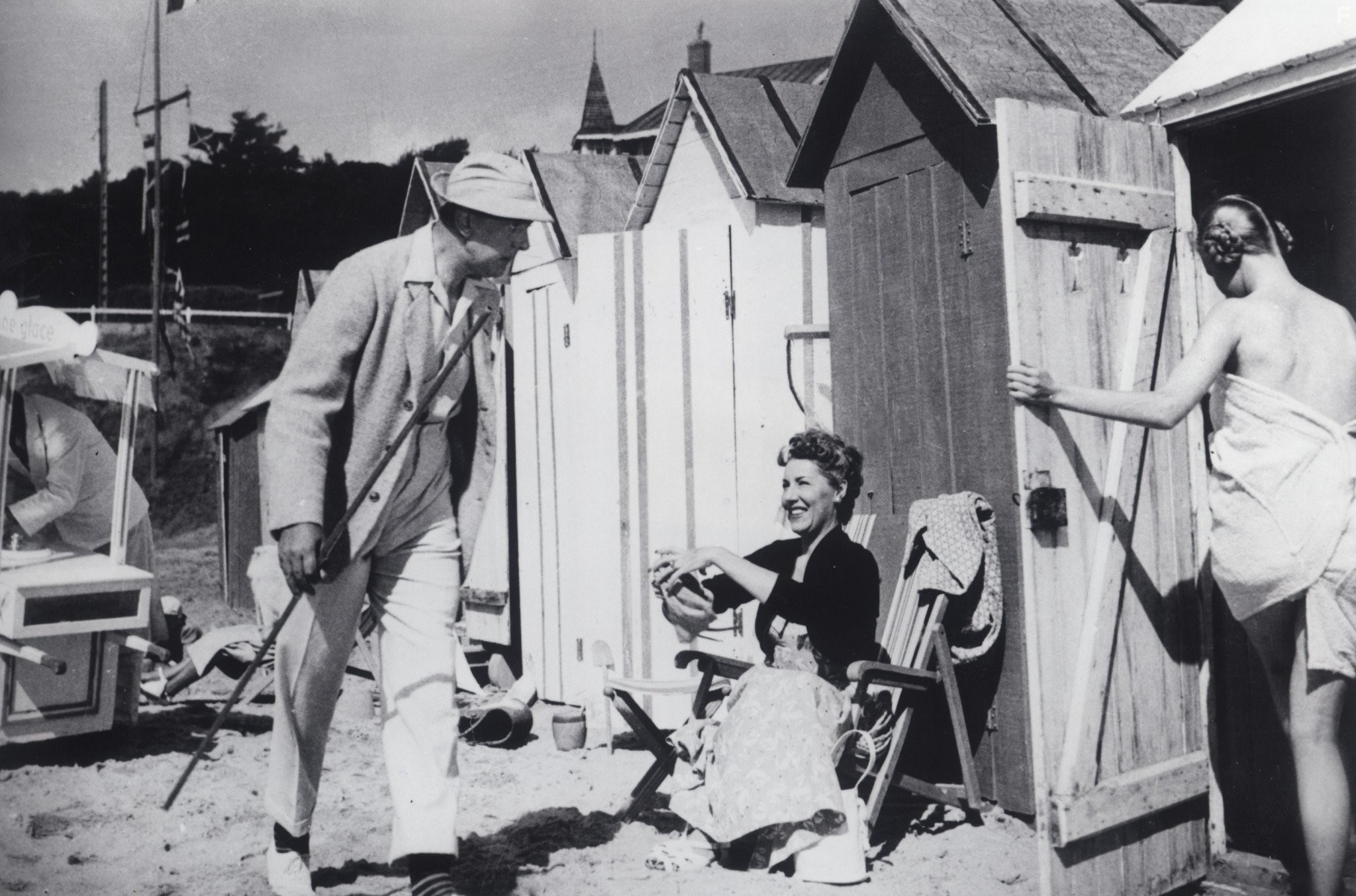 Jacques Tati in Каникулы господина Юло (1953)