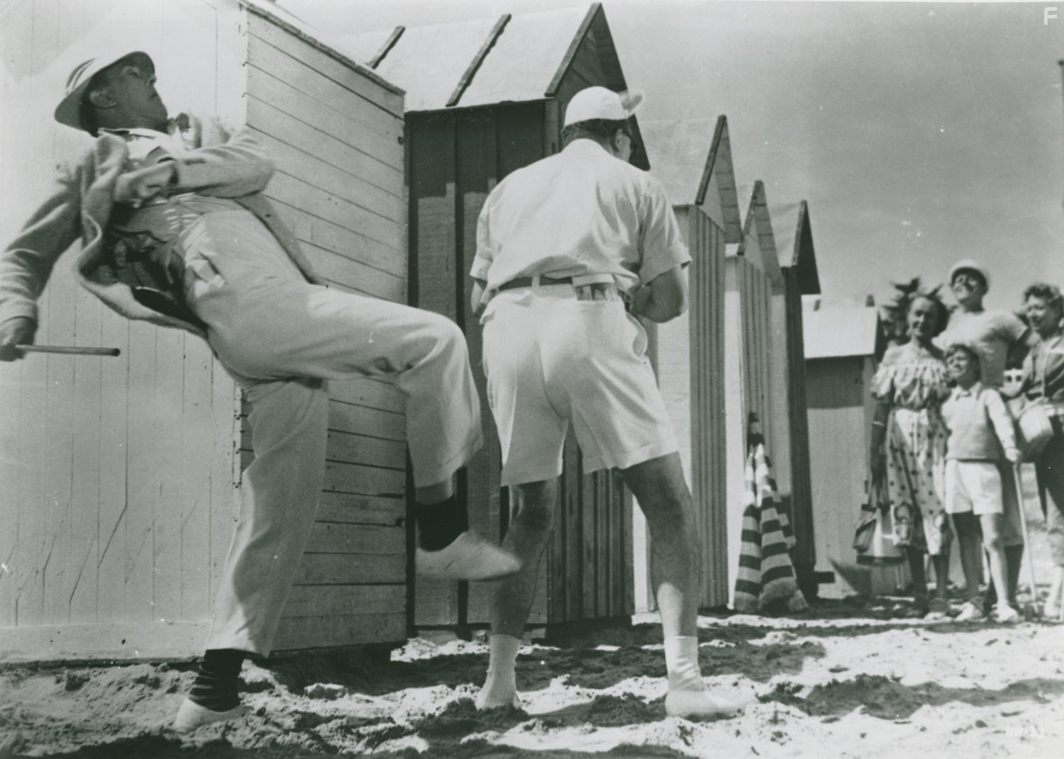 Jacques Tati in Каникулы господина Юло (1953)