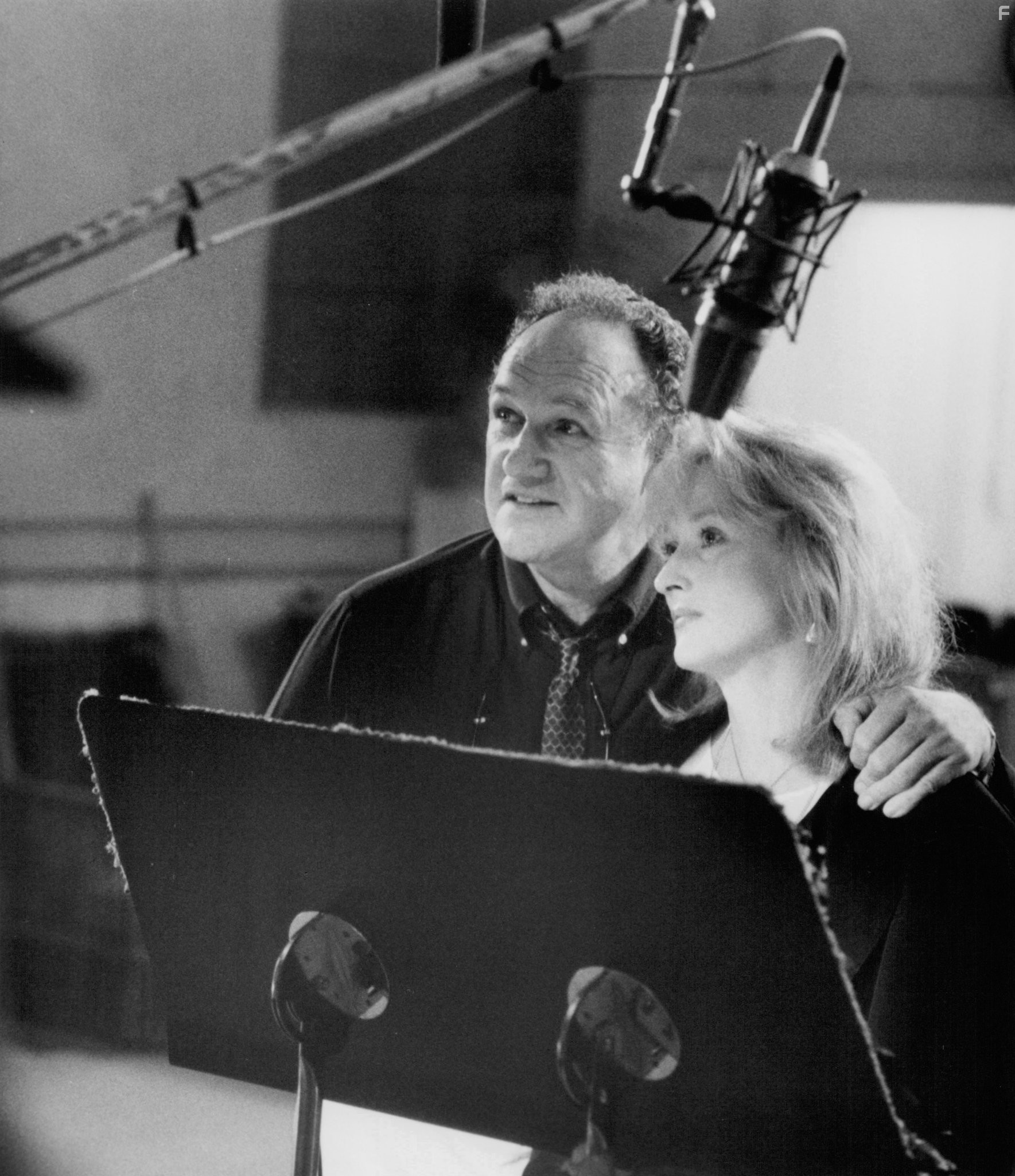 Gene Hackman and Meryl Streep in Открытки с края бездны (1990)