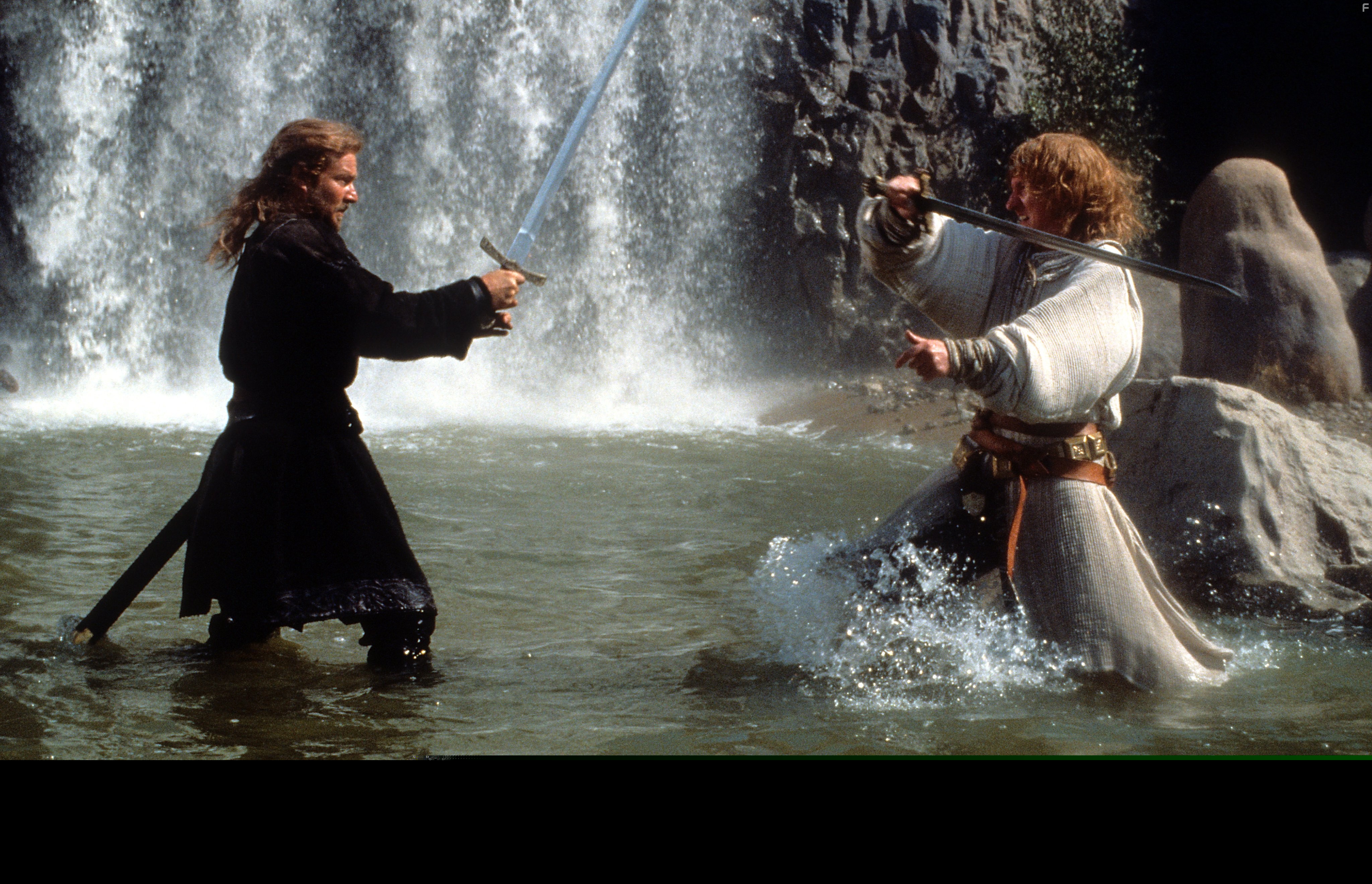 Dennis Quaid and David Thewlis in Сердце дракона (1996)