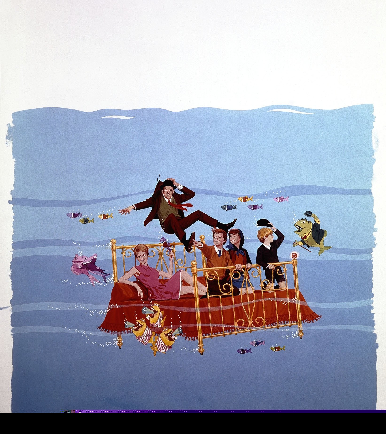 Angela Lansbury and David Tomlinson in Набалдашник и метла (1971)