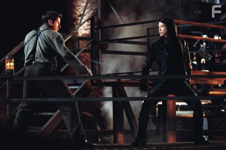 Lucy Liu and Ray Park in Баллистика: Экс против Сивер (2002)
