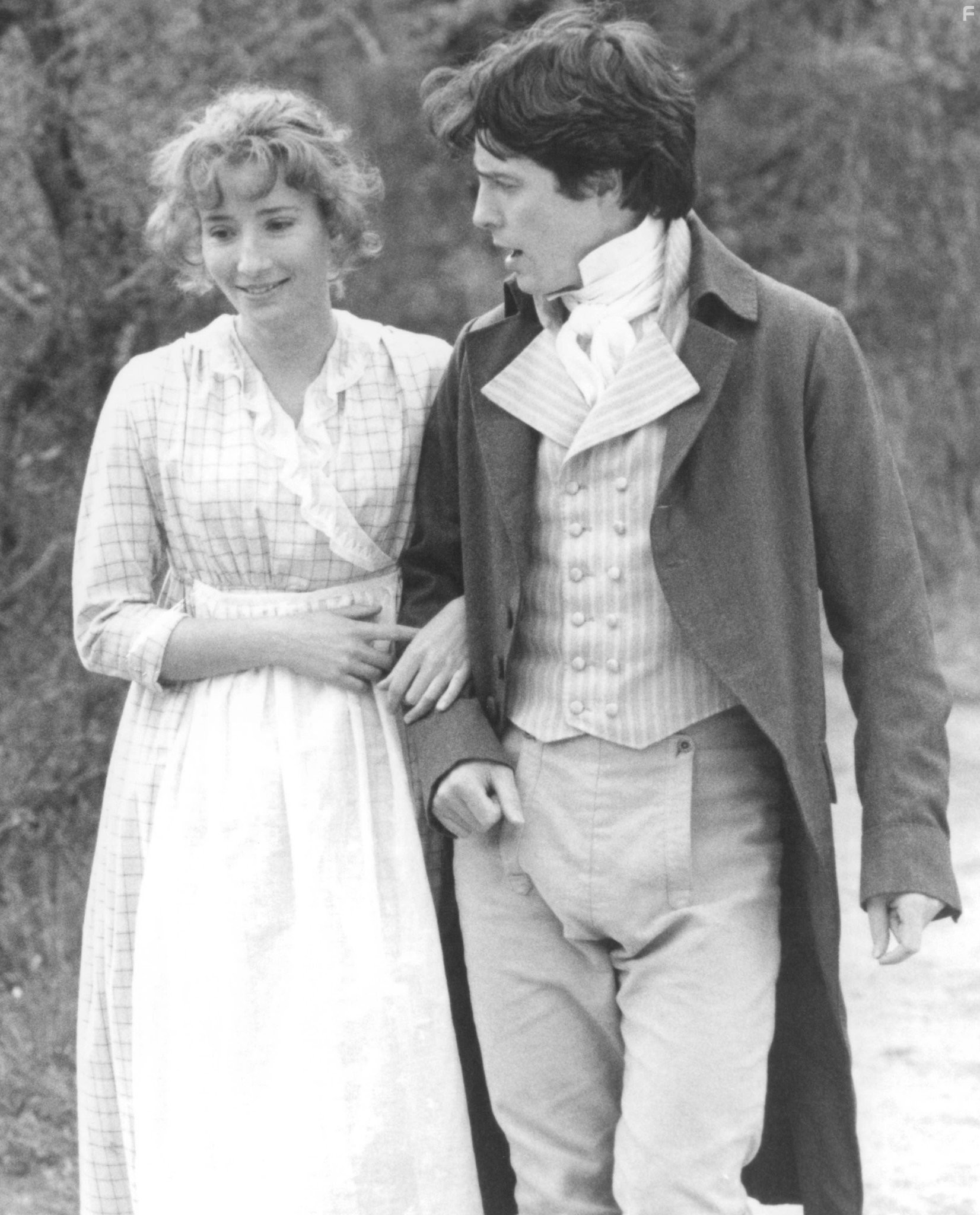 Hugh Grant and Emma Thompson in Разум и чувства (1995)