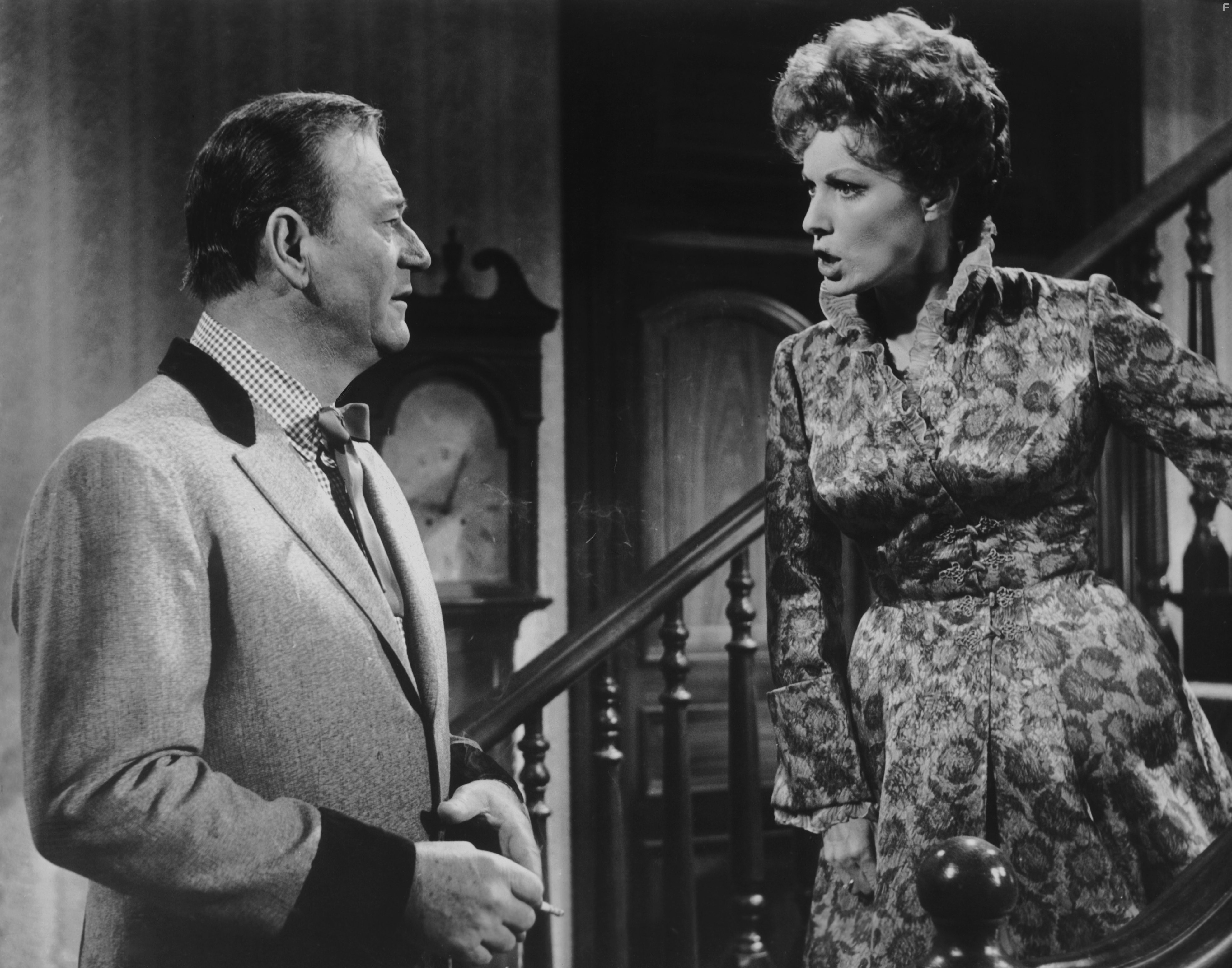 Maureen O'Hara and John Wayne in МакЛинток! (1963)