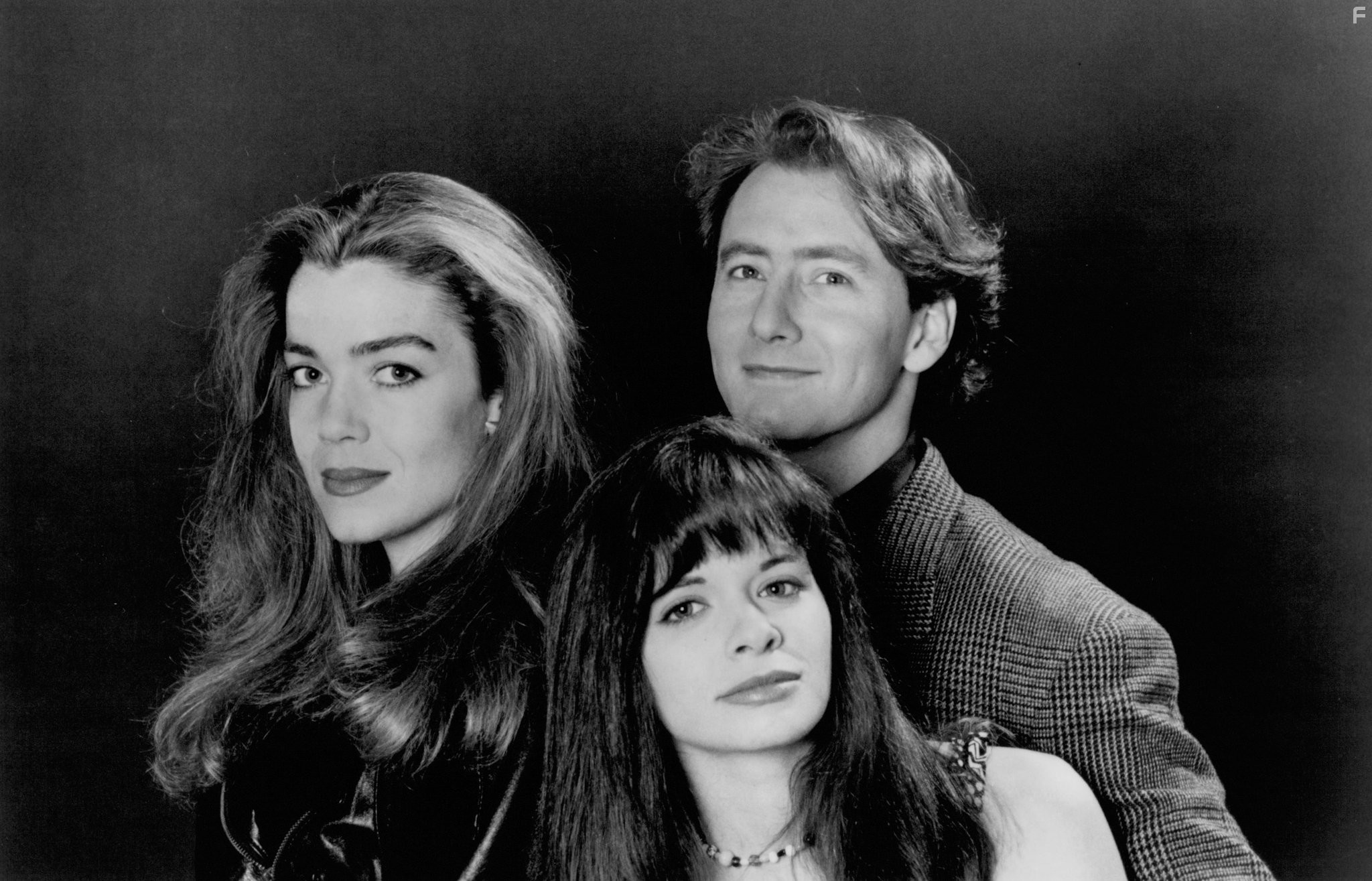 Claudia Christian, Arye Gross, and Adrienne Shelly in Hexed (1993)