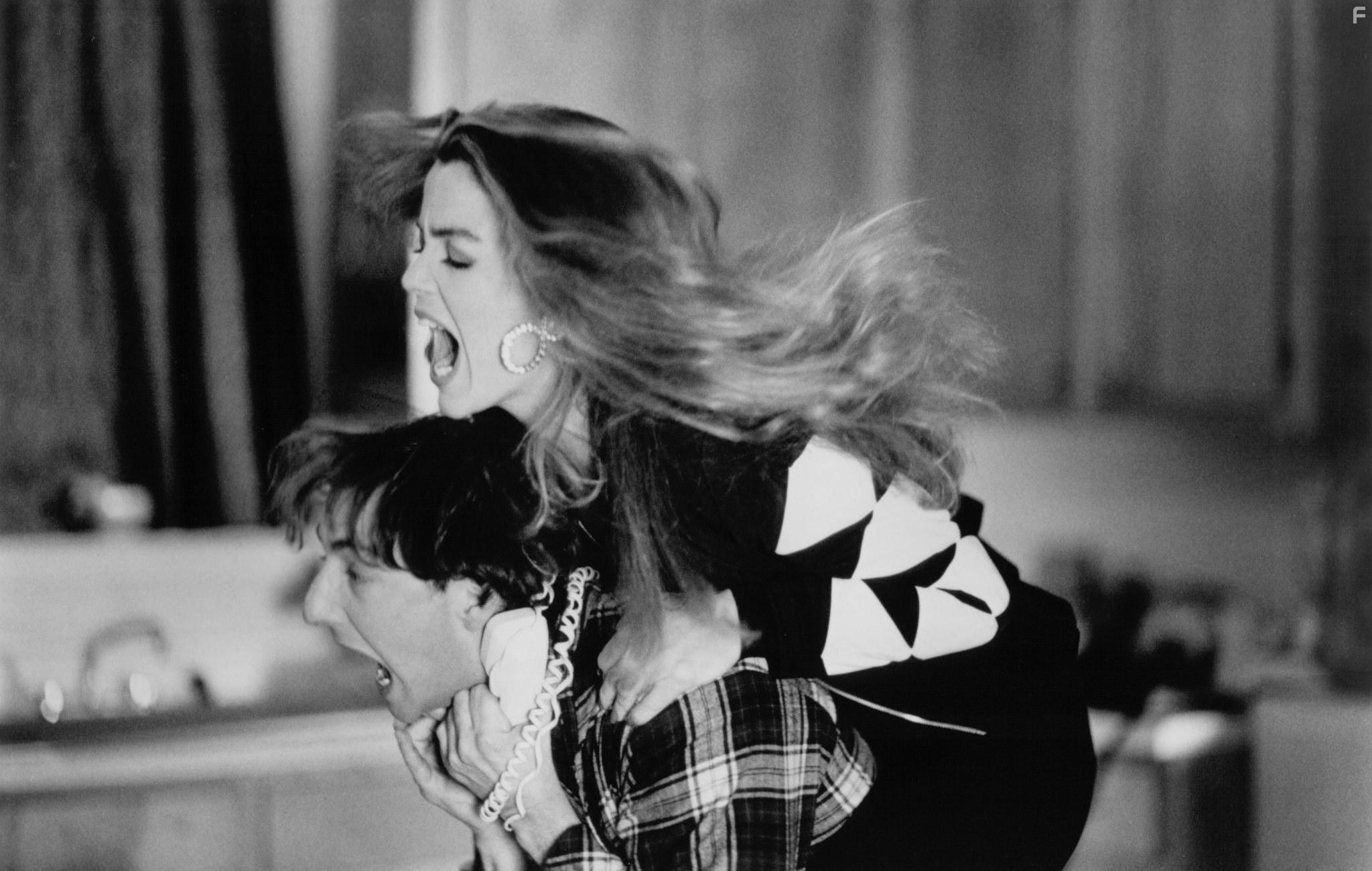 Claudia Christian and Arye Gross in Hexed (1993)