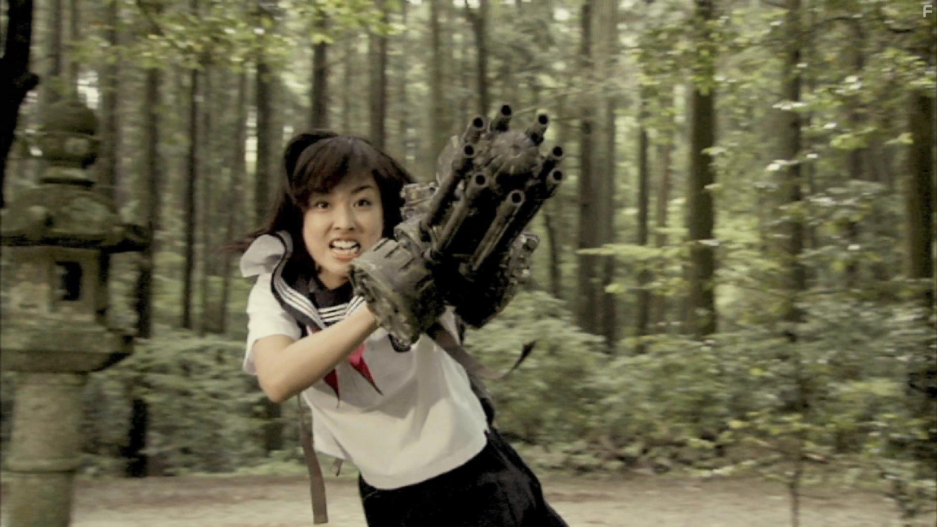 Minase Yashiro in Kataude mashin gru (2008)