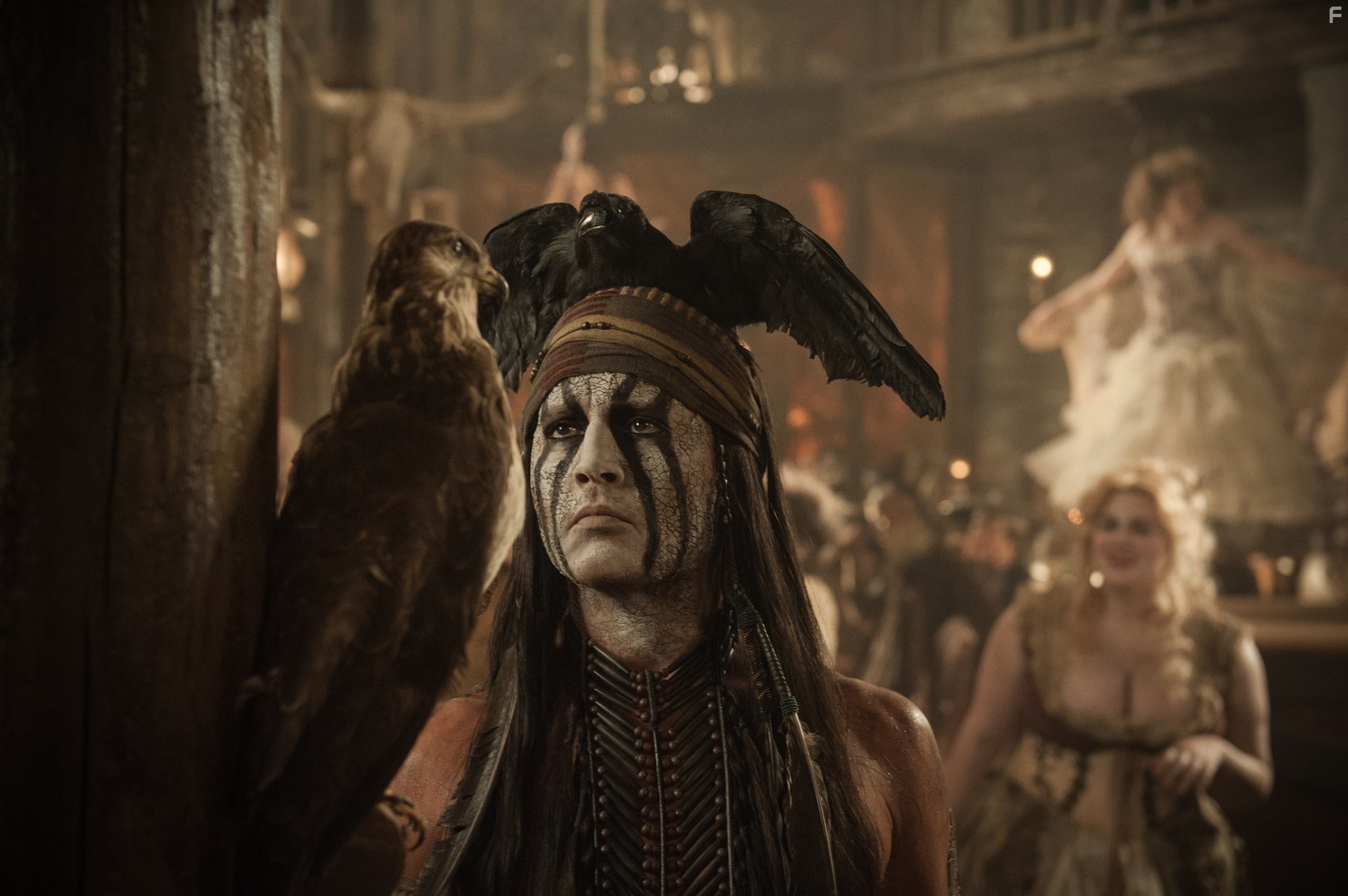 Johnny Depp in Одинокий рейнджер (2013)
