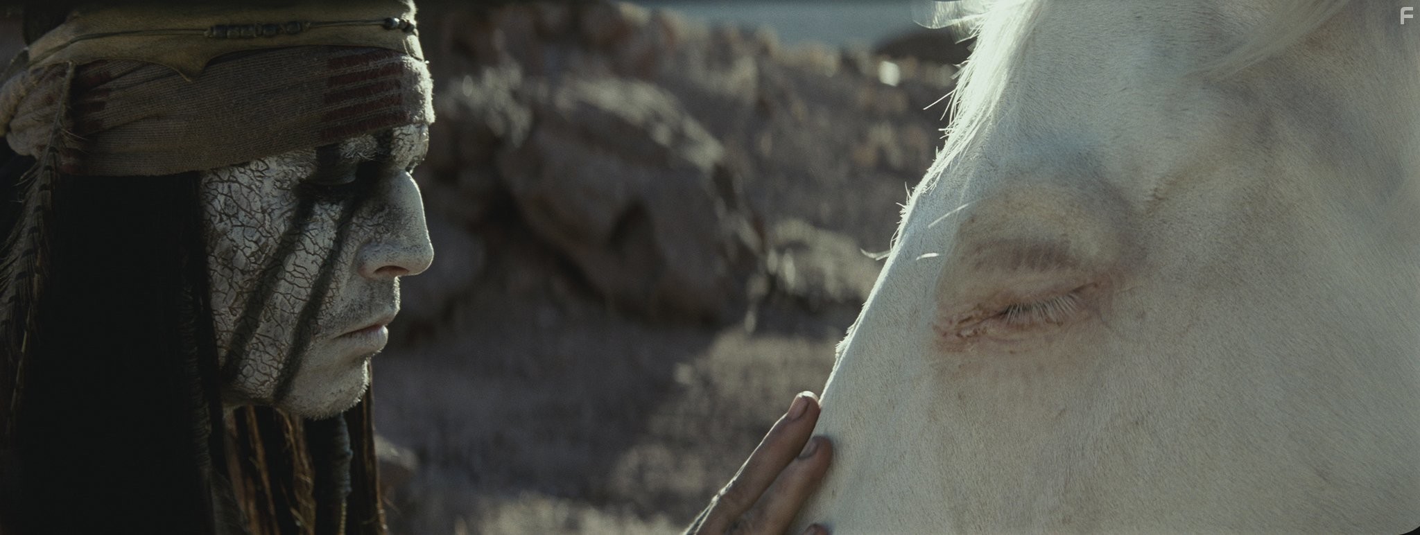 Johnny Depp in Одинокий рейнджер (2013)