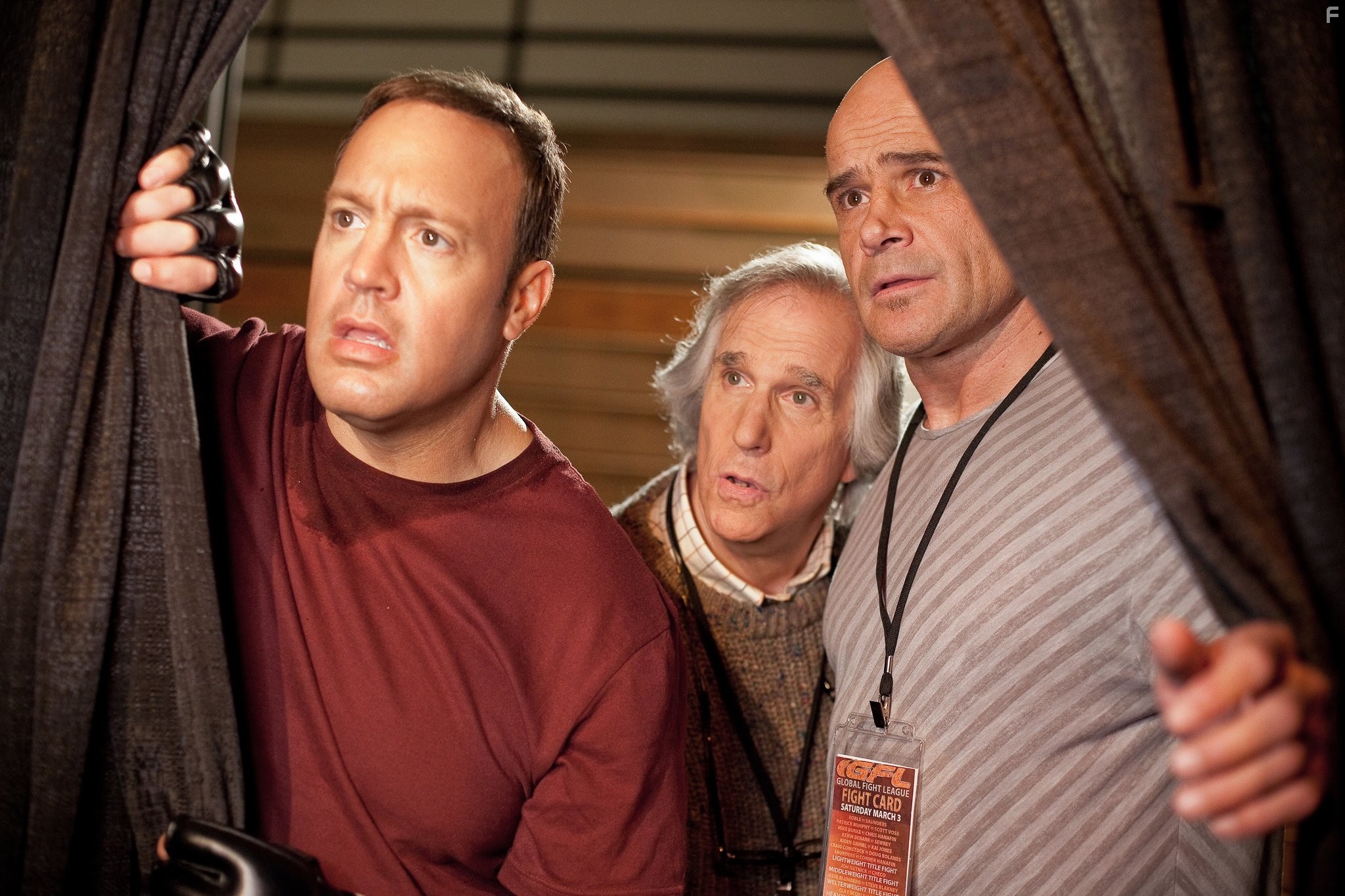 Henry Winkler, Kevin James, and Bas Rutten in Толстяк на ринге (2012)