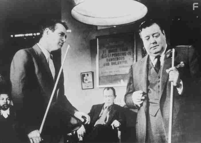 Paul Newman and Jackie Gleason in Бильярдист (1961)