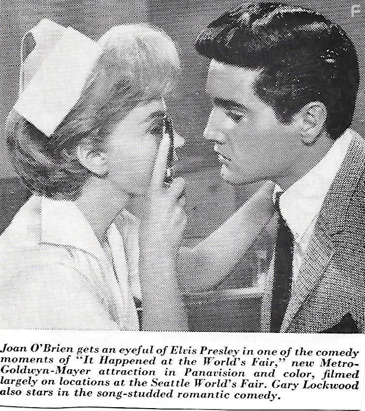Elvis Presley and Joan O'Brien in Это случилось на Всемирной ярмарке (1963)