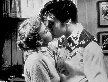 Elvis Presley and Jana Lund in "Loving You," Paramount, 1957.