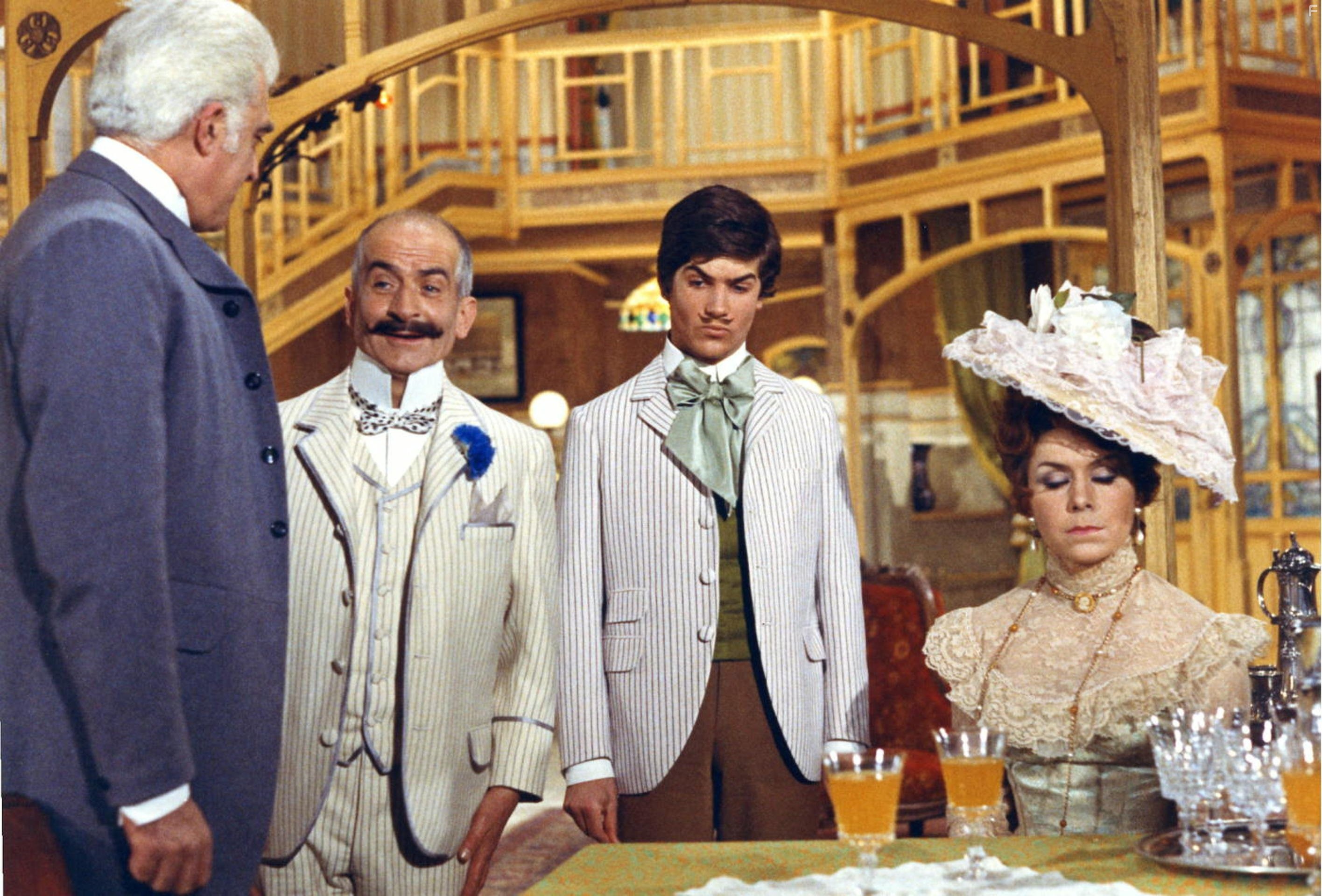 Louis de Fun?s, Olivier De Fun?s, Annick Alane, and Yves Vincent in Замороженный (1969)