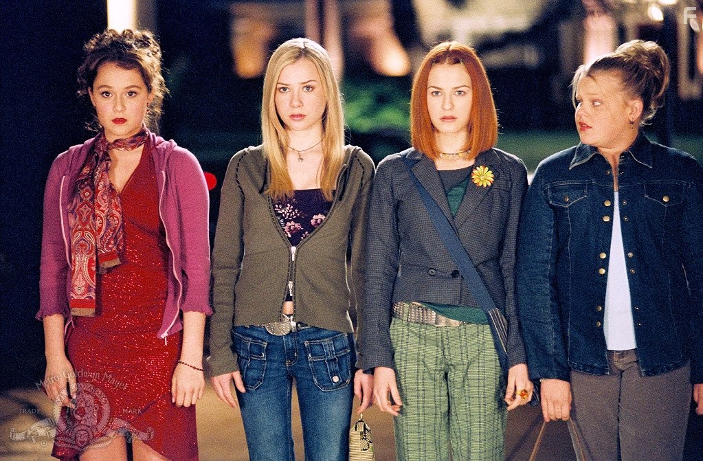 Mika Boorem, Scout Taylor-Compton, Alexa PenaVega, and Kallie Flynn Childress in Ночная тусовка (2004)