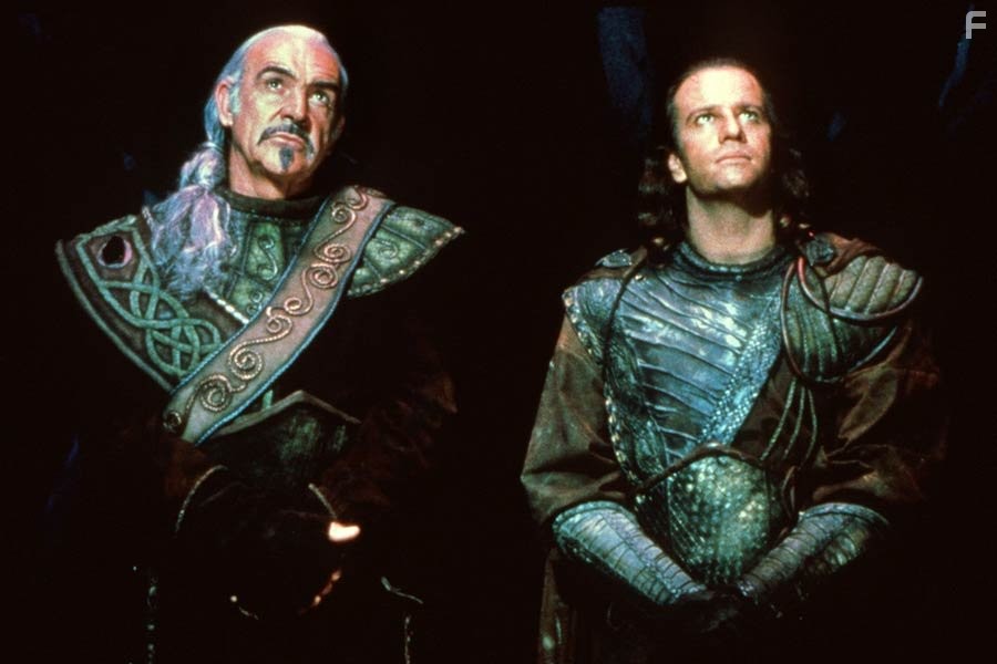 Sean Connery and Christopher Lambert in Горец 2: Оживление (1991)